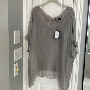 Dressy Gray Blouse